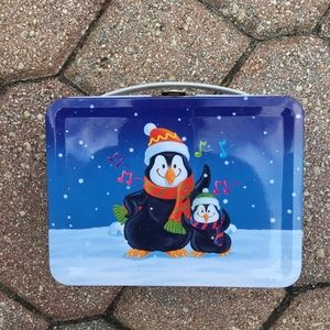 Holiday Metal Lunchbox Style Container